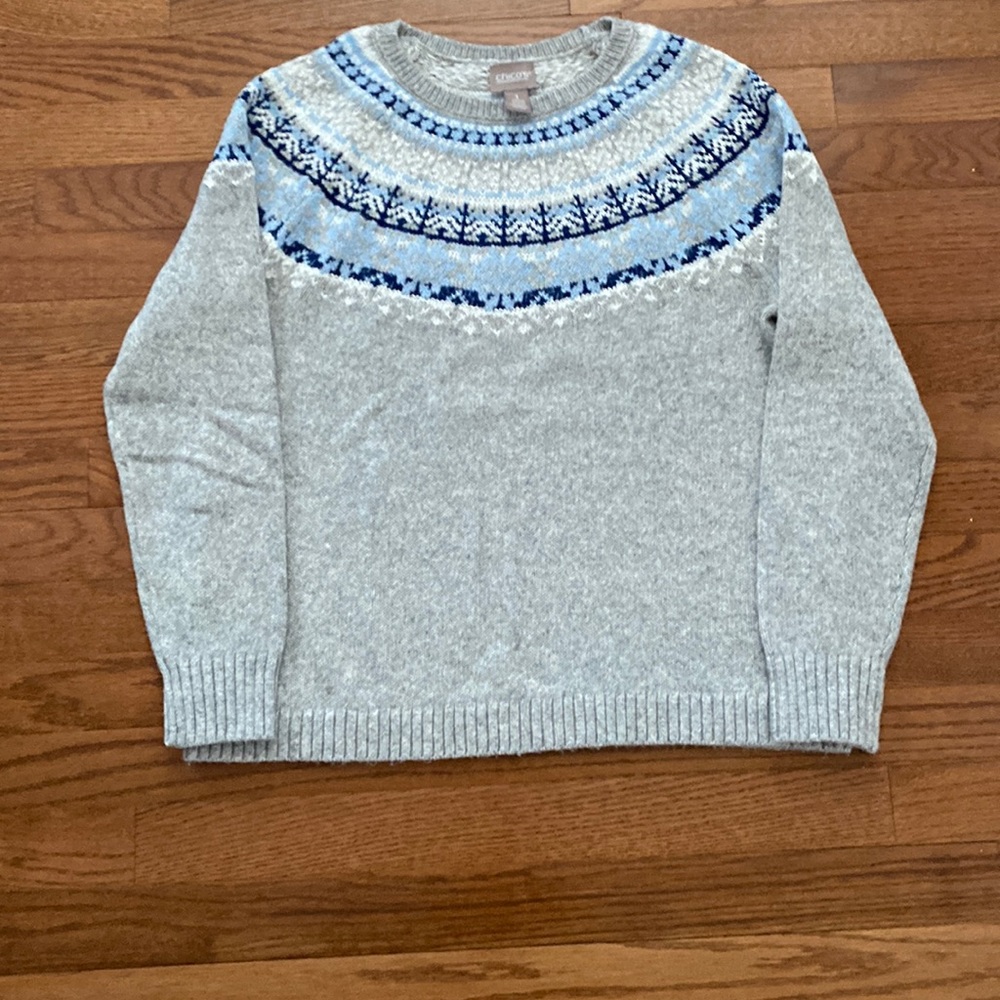 Ladies Chicos fair isle style sweater